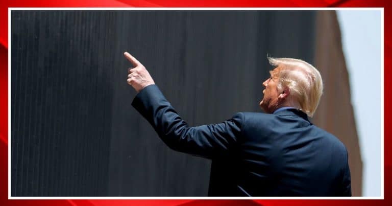 Trump’s Border Wall Hits Major Milestone – So Donald Marks It By Signing A Piece Of The Wall