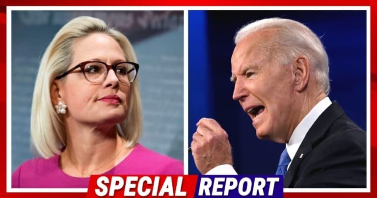 Democrat Sinema Just Turned On Biden And Her Party – She Puts Her Foot Down Refuses To Back Their $3.5T Spending Package