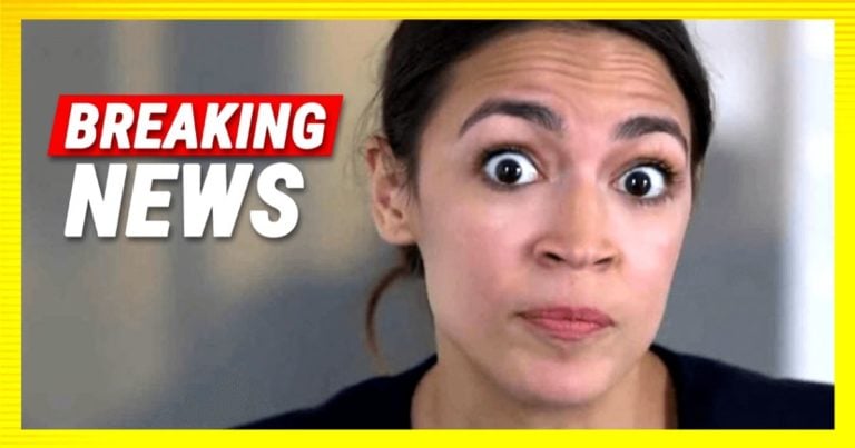 AOC Hit with Nasty Surprise During Speech – 1 Protester Makes a Shock Announcement