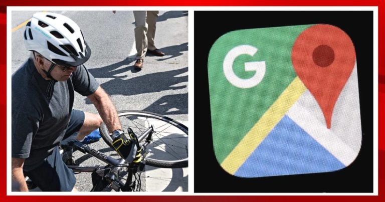 President Biden Gets ‘Trolled’ on Google Maps – The Place Joe Fell Off His Bike Is Unofficially Named “Brandon Falls”