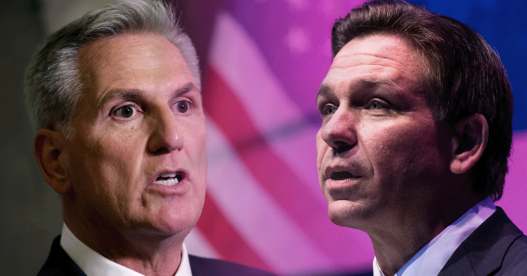 DeSantis Throws Cold Water on McCarthy Deal – Issues Major ‘Bankruptcy’ Warning