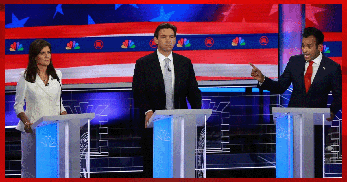 Shock Fight Shakes Up Gop Debate On Live Tv - 2 Candidates Nail Each 